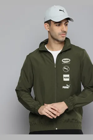 PUMA Brand Logo Printed Mock Collar Tracksuit