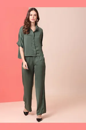 Chemistry Oversized Cropped Shirt & Cargo Trousers