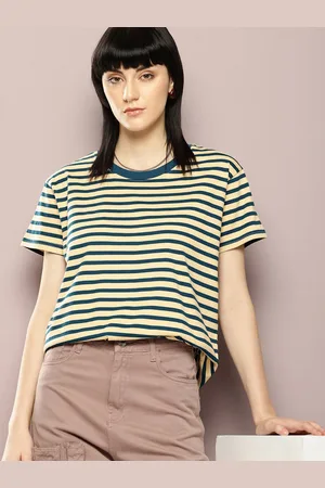 Dillinger Women Yarn Dyed Boxy T Shirt