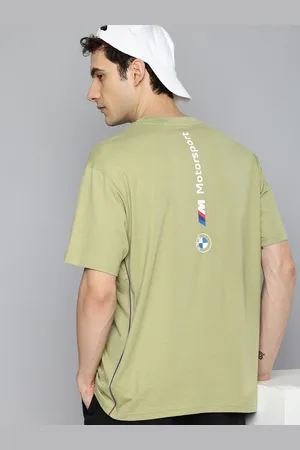 PUMA BMW Motorsport Drop-Shoulder Sleeves Pure Cotton Relaxed Fit T-shirt