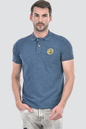NUMERO UNO Men Solid Polo Collar T-shirt