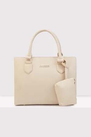 Caprese PU Structured Handheld Bag with Pouch