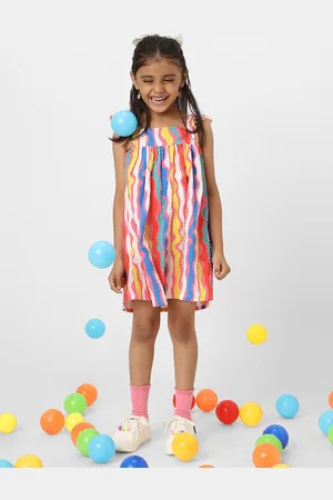 Nauti Nati Girls Striped Sleeveless Dress