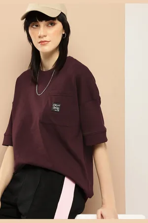 Difference of Opinion Women Oversized Drop Shoulder Ultra Soft Drapey Cotton T-Shirt