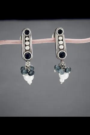 Fabindia Artificial Stones Drop Earrings