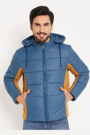 VERO AMORE Men Colourblocked Hooded Puffer Jacket