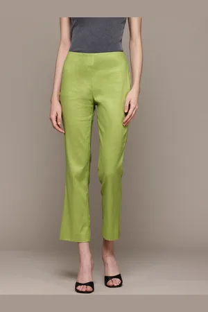MANGO Women Flared Trousers