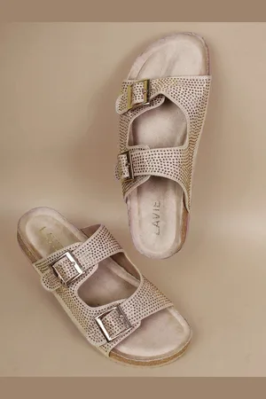 LAVIE Women Open Toe Flats with Buckles