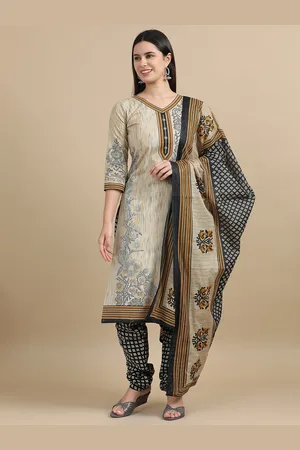 Miraan Printed Pure Cotton Unstitched Dress Material