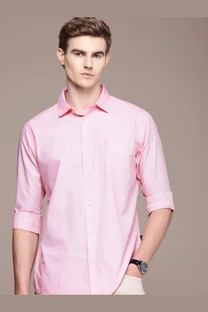 French Connection Men Premium Slim Fit Pure Cotton Slub Casual Shirt