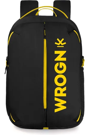 WROGN Unisex Brand Logo Embroidered Backpack