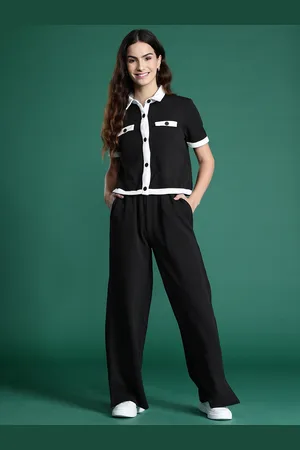 DressBerry Pocket Detail Shirt With Trousers Co-Ord Set