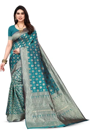 Varanga Ethnic Motif Zari Woven Kanjeevaram Saree