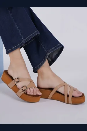SHEZONE Women Flatform Heel Sandals