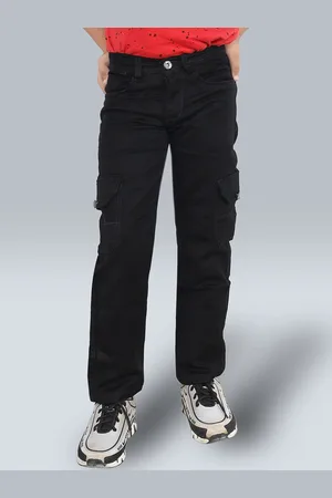 BAESD Boys Straight Fit Clean Look Jeans