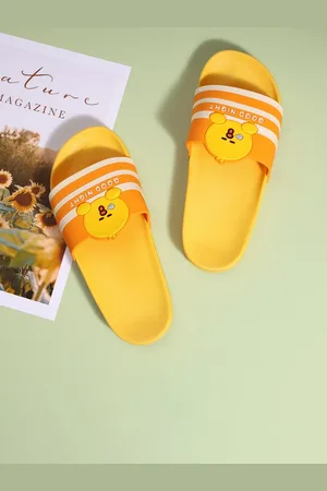 Mast & Harbour Women Striped Sliders