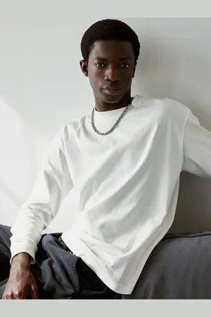 H&M Loose Fit Cotton Jersey Top