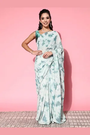 Kalini Tie and Dye Printed Saree