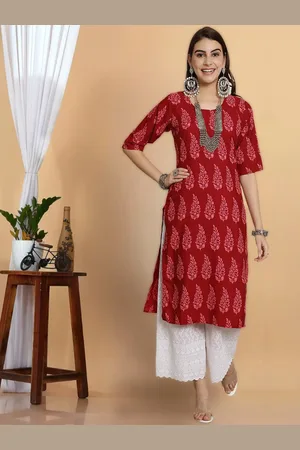7Threads Women Ethnic Motifs Dyed Keyhole Neck Flared Sleeves Thread Work Floral Crepe Anarkali Kurta