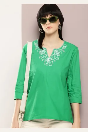 Kook N Keech Embroidered Pure Cotton Top