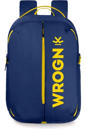 WROGN Unisex Brand Logo Embroidered Backpack