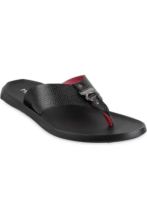 Metro Men Black Sandals