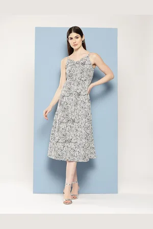 Chemistry Printed A-Line Midi Dress