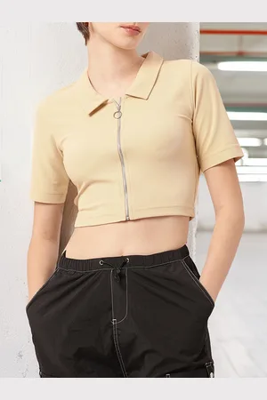 DressBerry Kawaii Magic Polo Elegance Crop T-shirt