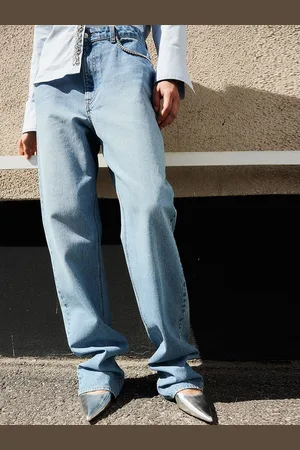 H&M Rhinestone-Embellished Jeans