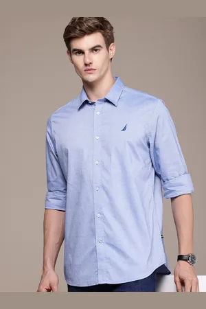 Nautica Men Smart Opaque Casual Shirt