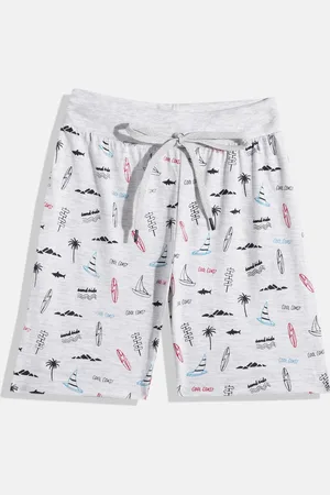 Eteenz Boys Conversational Printed Pure Cotton Shorts