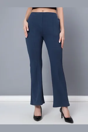 Golden Kite Women Smart High-Rise Wrinkle Free Pleated Trousers
