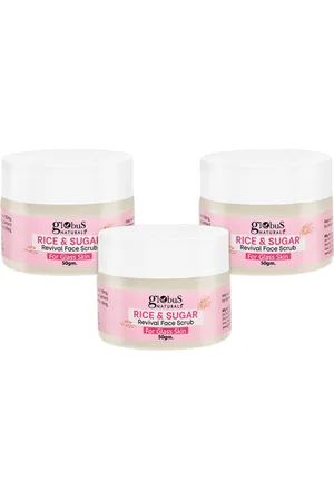 Globus Rice & Sugar Set Of 3 Revival Face Scrub -50 g Each