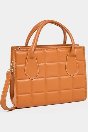 Styli Women Solid Quilted Shoulder Bag
