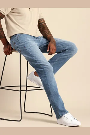 Being Human Men Bootcut Light Fade Stretchable Jeans