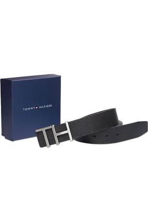 Tommy Hilfiger Men Solid Push Pin Closure Casual Belt