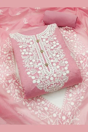 Ishin Embroidered Zari Unstitched Dress Material