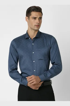 Peter England Men Slim Fit Opaque Formal Shirt