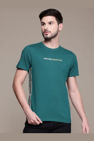 Nautica Men Typography Printed Pure Cotton T-shirt