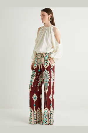 Koton Women Printed Trousers