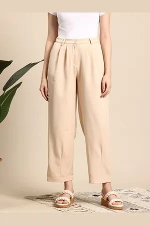 Mast & Harbour Women Pleated Trousers