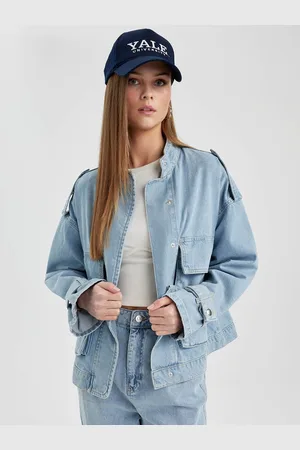 DeFacto Women Crop Bomber Jacket