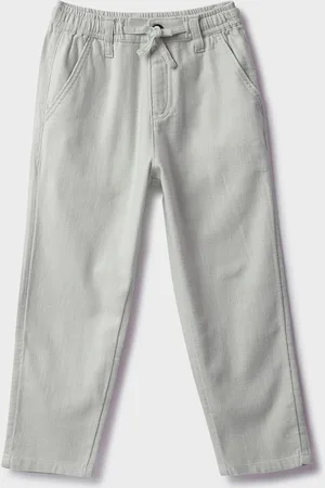 Benetton Boys Solid Regular Fit Trousers