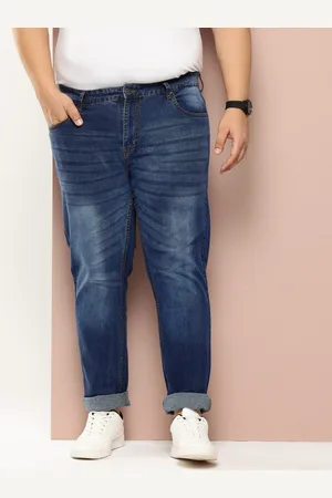Sztori Men Plus Size Smart Tapered Fit Stretchable Jeans