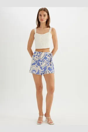 DeFacto Women Floral Printed Shorts