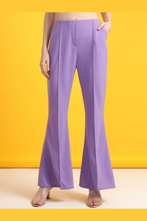 Golden Kite Women Smart High-Rise Wrinkle Free Pleated Trousers