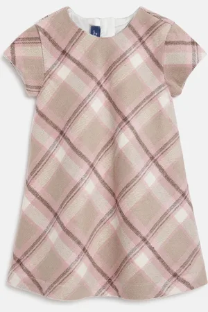 chicco Girls Checked A-Line Dress