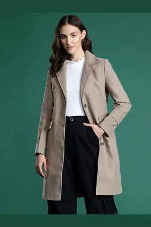 DressBerry Lapel Collar Regular Fit Overcoat
