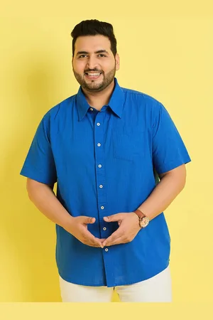 Bigbanana Plus Size Pure Cotton Casual Shirt