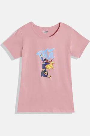 Eteenz Girls Batgirl Graphic Printed Premium Cotton T-shirt